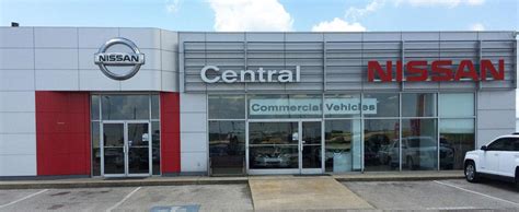Central nissan - Central Houston Nissan. 2901 S Loop W Houston, TX 77054. Sales: 866-395-2904Service: 866-202-4109Parts: 855-996-5758. Get Directions. See All Department Hours. Send a ... 